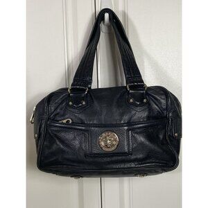 Marc by Marc Jacobs Purse Black Leather Satchel Double Handle Handbag Classic
